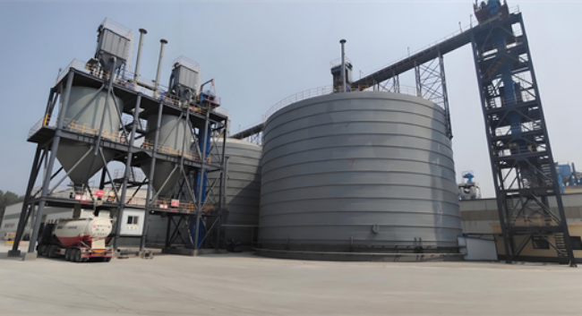 牡丹江粉煤灰钢板仓建造施工容易出现的问题